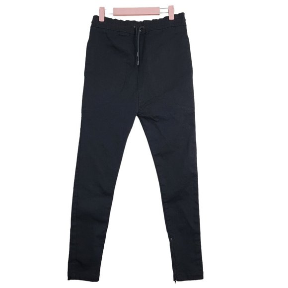 I Love Ugly Pants Men’s Size Small Black Tapered Slim Fit Black Zipper - Picture 1 of 4